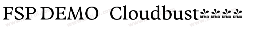 FSP DEMO   Cloudbust字体转换